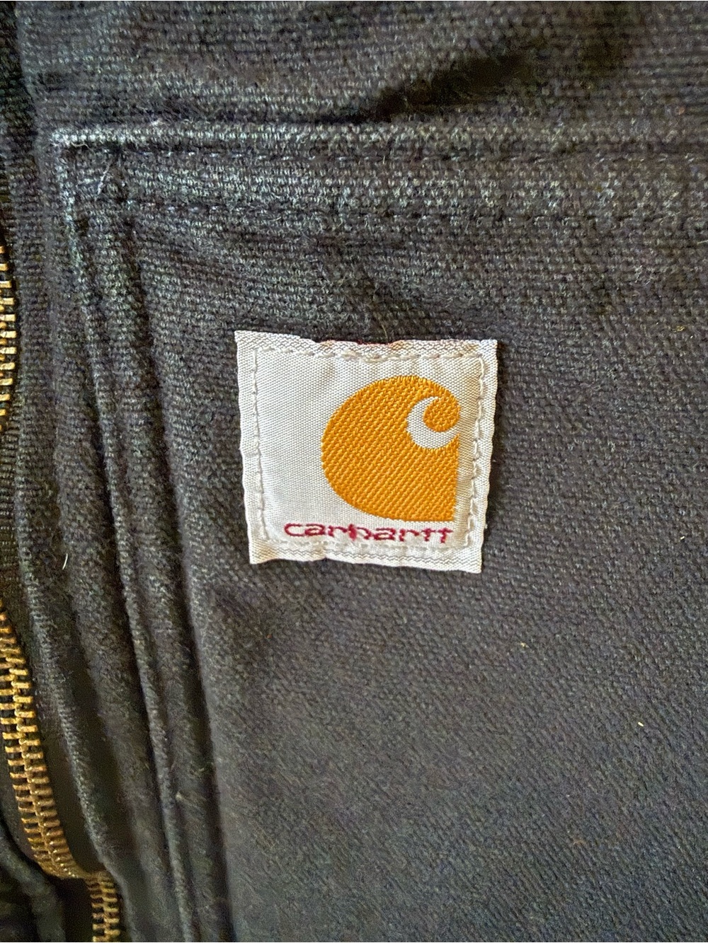 Carhartt Black Sherpa-Lined Work Vest - Picture 4 of 6